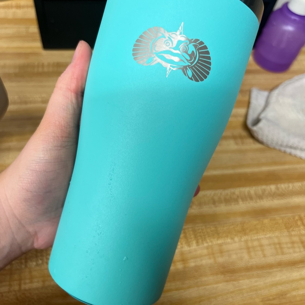 Toadfish Turquoise Tumbler (NON TIPPING)